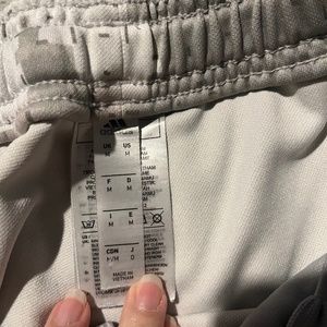 Camo Grey/White/Tan/Black Medium Adidas Pants